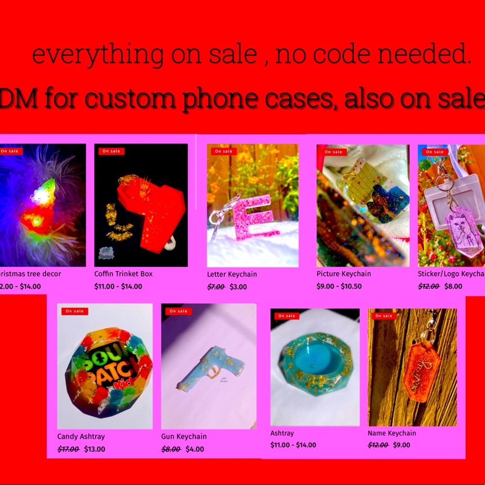 all items on sale